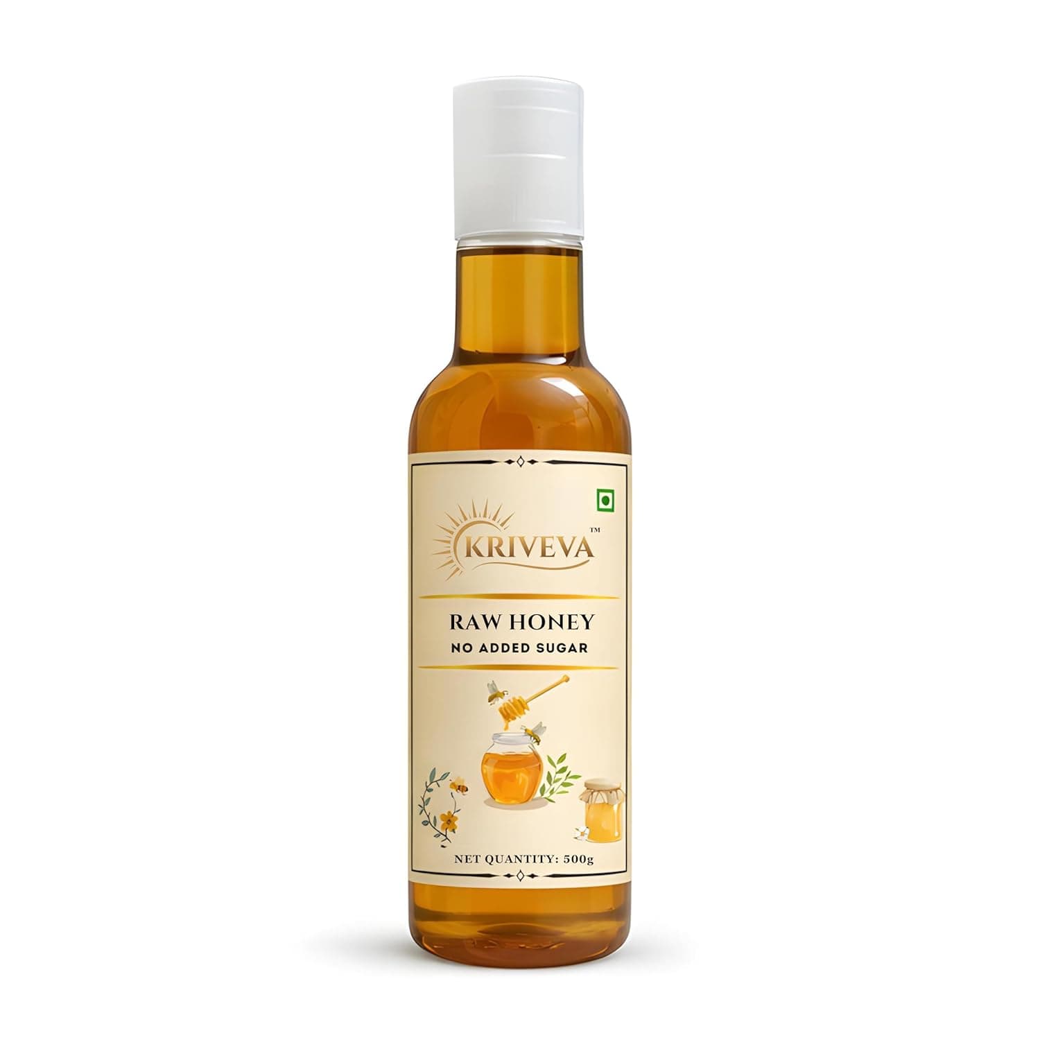 KRIVEVA raw honey bottle